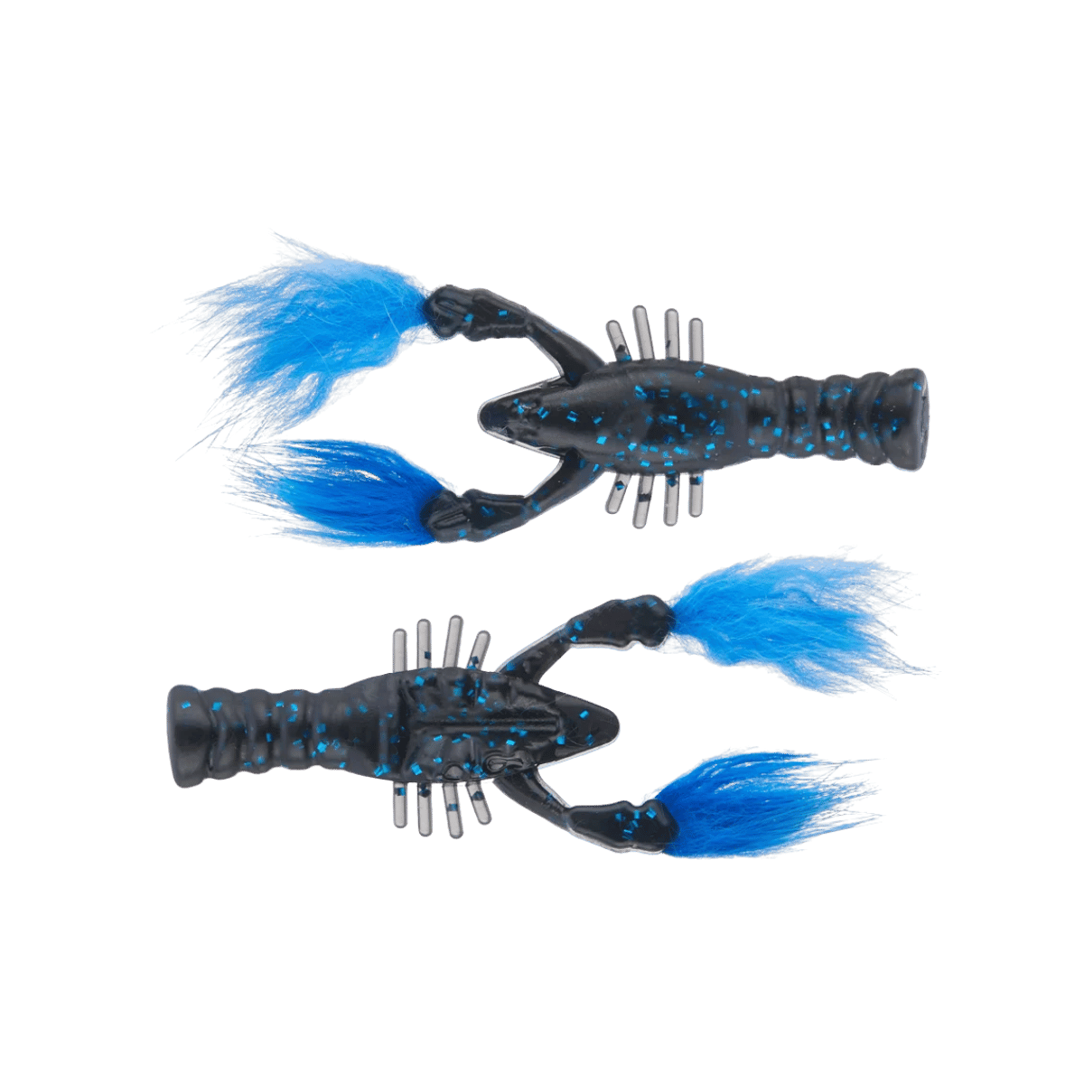 RABID BAITS RABID CRAW CRAYFISH BLACK AND BLUE 