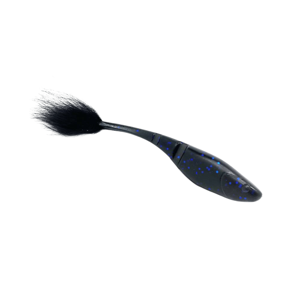 RABID BAITS RAB SHAD 6" BLACK NIGHT