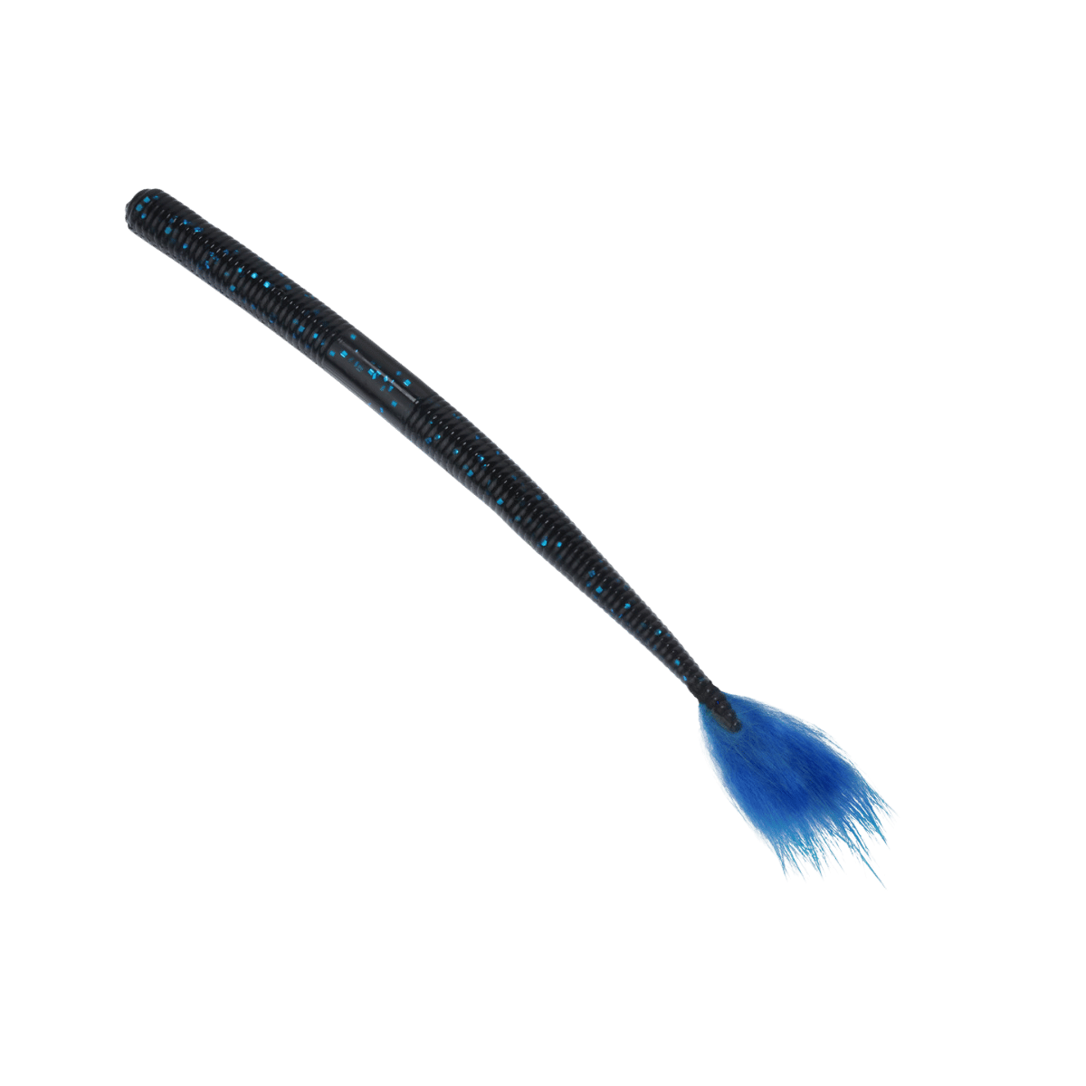 RABID BAITS SHAKER STRAIGHT TAIL WORM BLACK AND BLUE