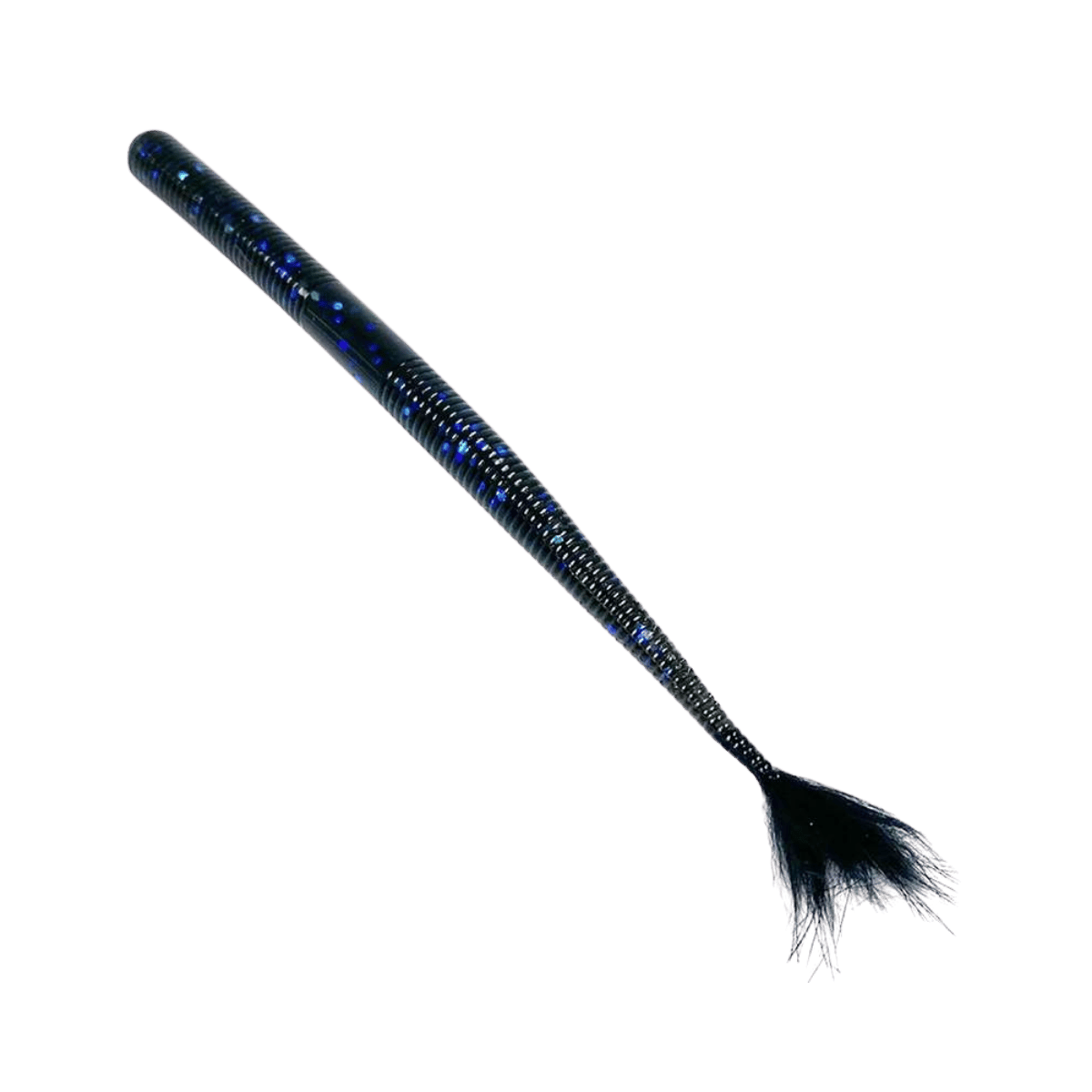 RABID BAITS SHAKER STRAIGHT TAIL WORM MIDNIGHT MAGIC