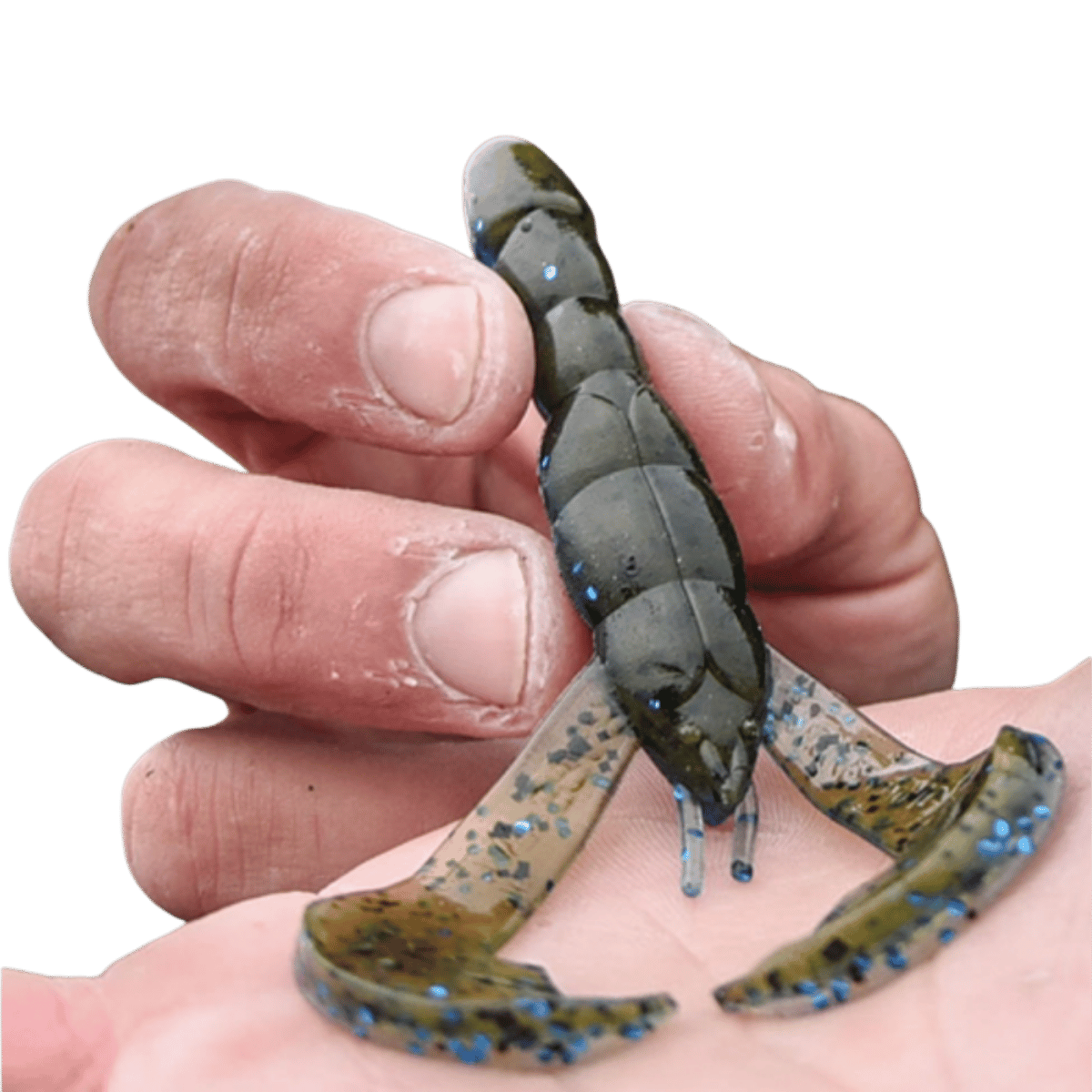 STRIKE KING RAGE TAIL CRAW OKEECHOBEE CRAW 4 INCH ON HAND