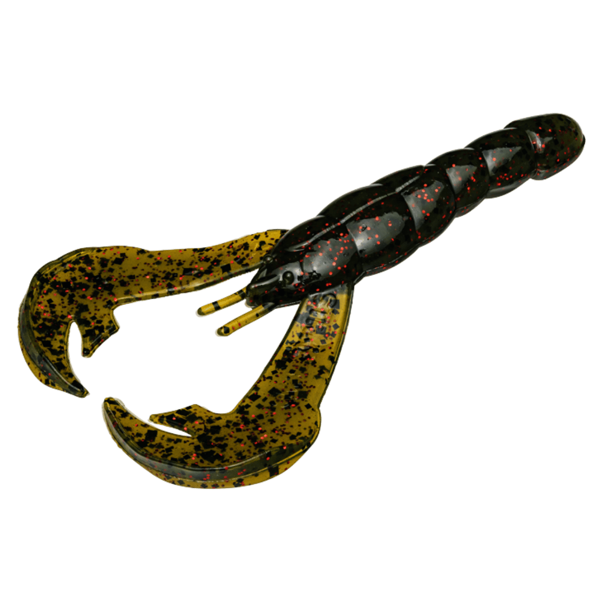 STRIKE KING RAGE TAIL CRAW WATERMELON RED FLAKE 4 INCH