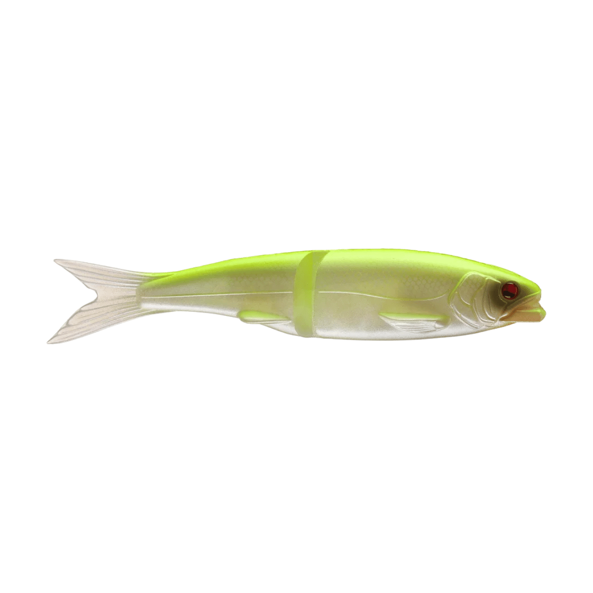 RAID JAPAN OSAKANA SLIDE 170MM SWIMBAIT PEARLY CHARTREUSE SIDE