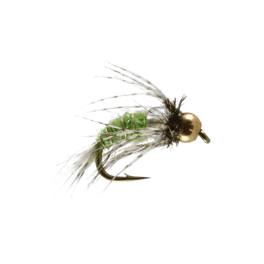 RAINY`S BEADHEAD BIRD'S NEST - CADDIS GREEN SIZE 16"