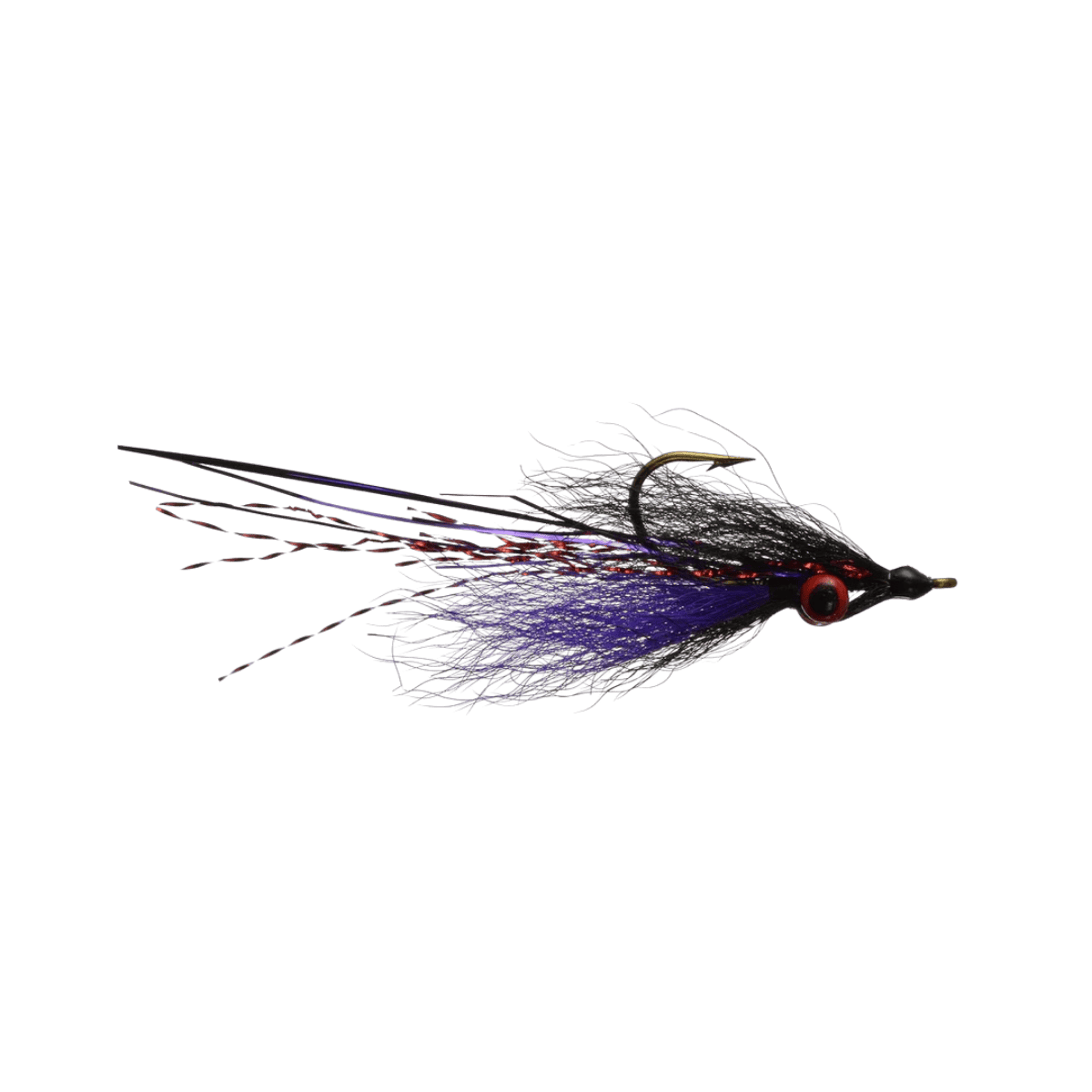 RAINY`S CLOUSER'S DARTER - BLACK/PURPLE SIZE 8"