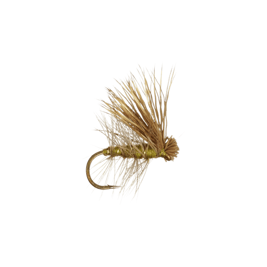 RAINY`S ELK HAIR CADDIS - OLIVE 14"