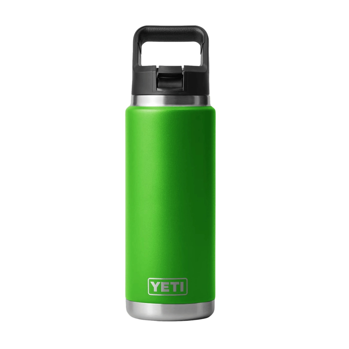 YETI 26 OZ RAMBLER BOTTLE WITH STRAW CAP - CANOPY GREEN