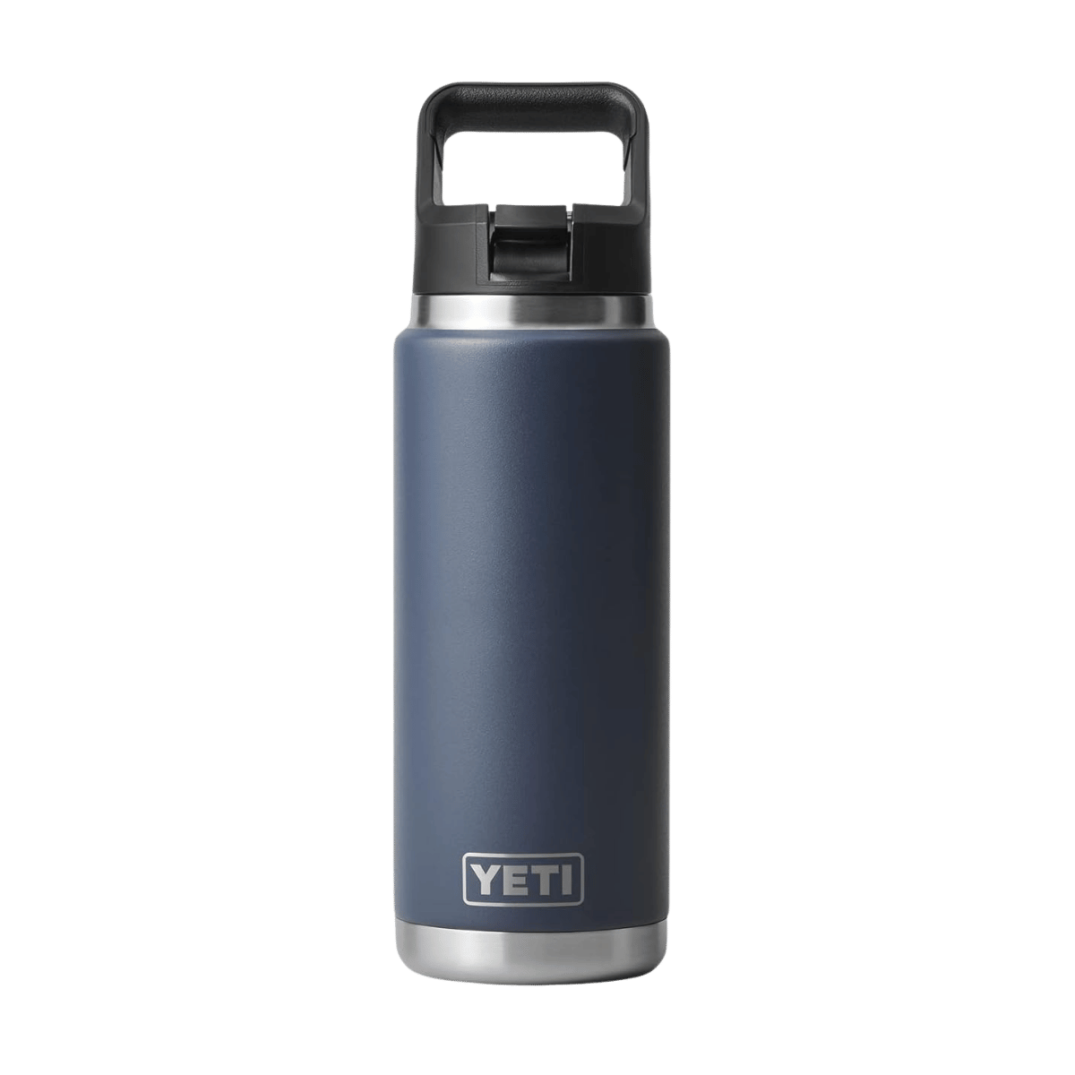 YETI 26 OZ RAMBLER BOTTLE WITH STRAW CAP - NAVY