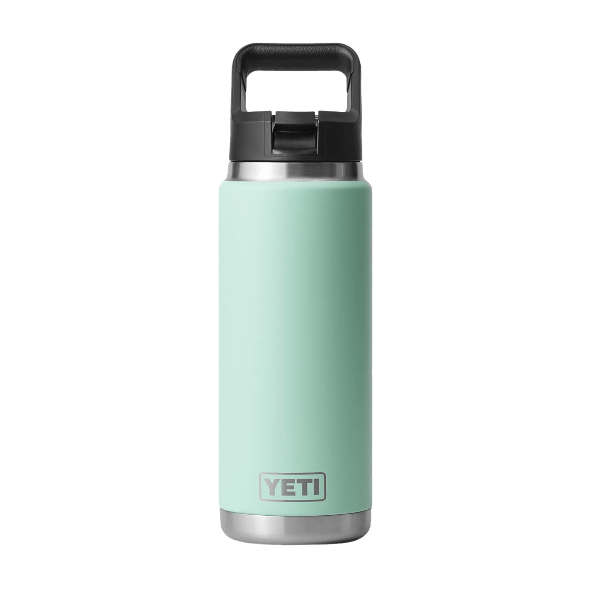 YETI 26 OZ RAMBLER BOTTLE WITH STRAW CAP - SEA FOAM