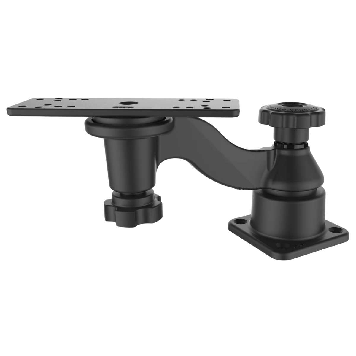 RAM HORIZONTAL 6" SWING ARM MOUNT FOR FISHFINDERS AND PLOTTERS