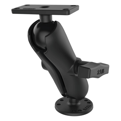 RAM DRILL DOWN DOUBLE BALL MOUNT FOR HUMMINBIRD HELIX 5 - MEDIUM