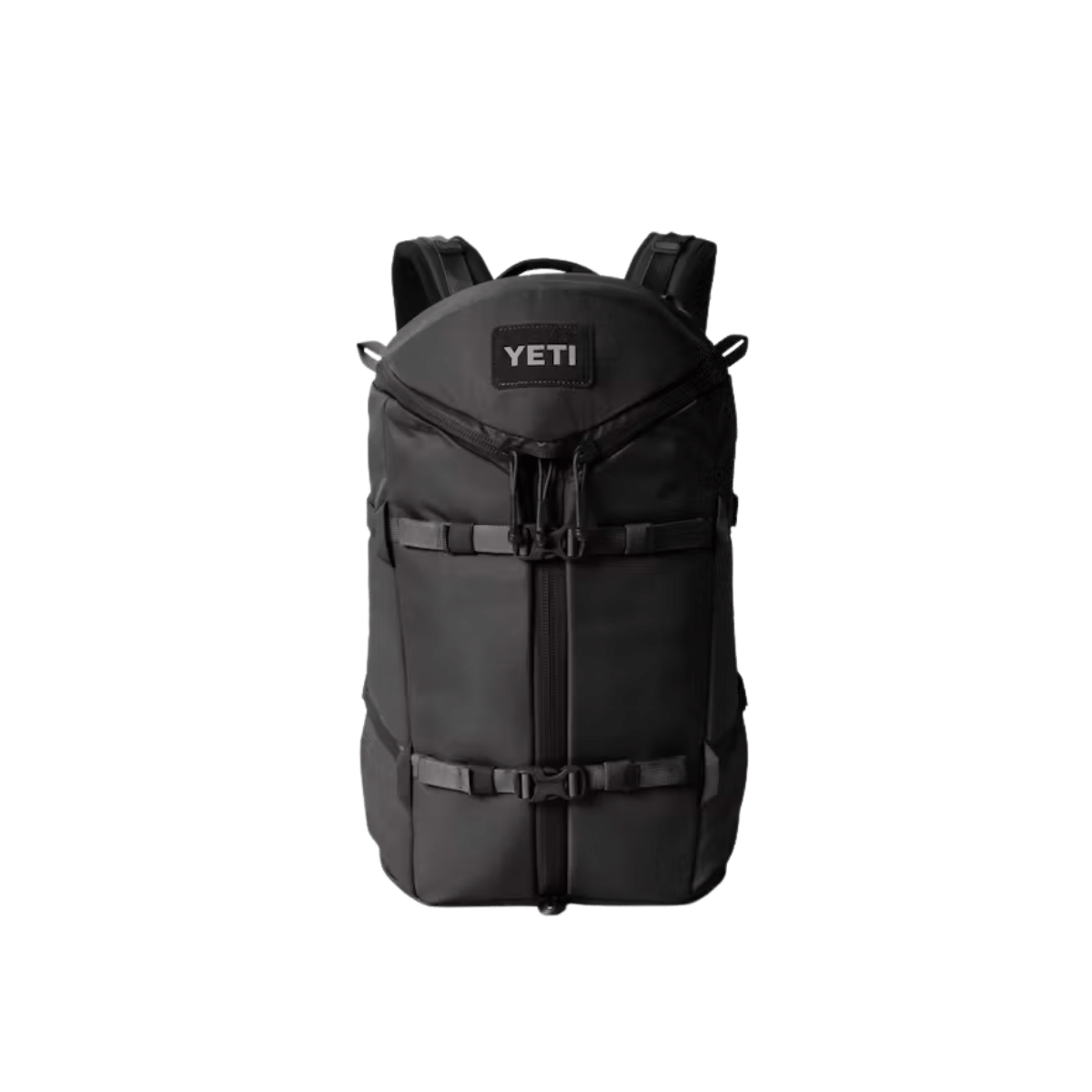 YETI RANCHERO BACKPACK - BLACK - FRONT VIEW