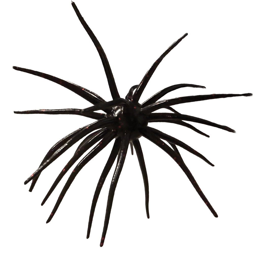 RANDAMU LURES FUZZY BALLS - 19MM black widow