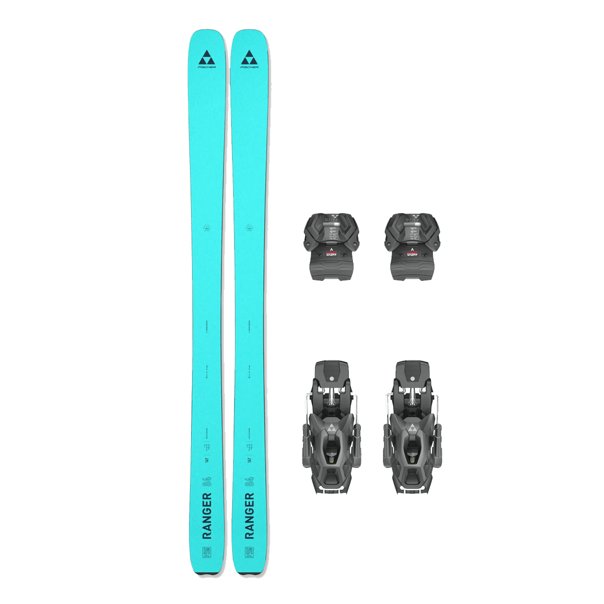 FISCHER RANGER 84 WOMEN'S SKIS + FISCHER ATTACK 11 GW BINDINGS 2025/2026