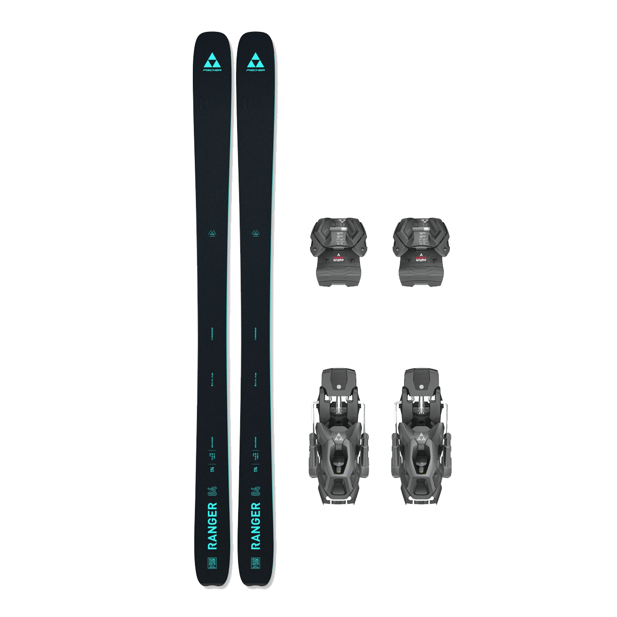 RANGER 84 SKIS + FISCHER ATTACK 11 GW BINDING