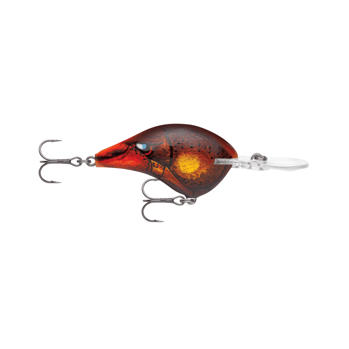 RAPALA DIVES-TO 16', RUSTY COLOR, SIDE ANGLE