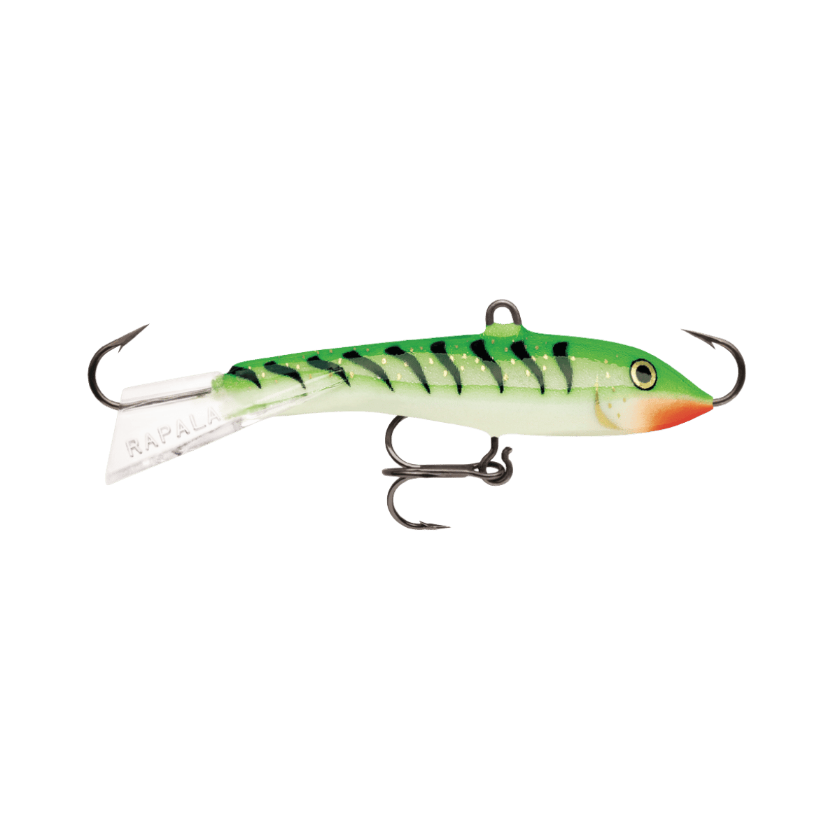 RAPALA JIGGING 1-1/4" RAP 2 GLOW GREEN TIGER