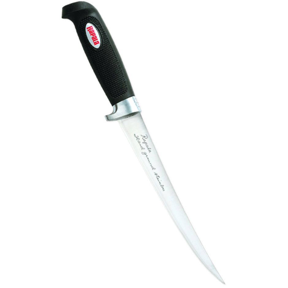 RAPALA FILLET KNIFE LEATHER SHEATH W/ SHARPENER 4IN