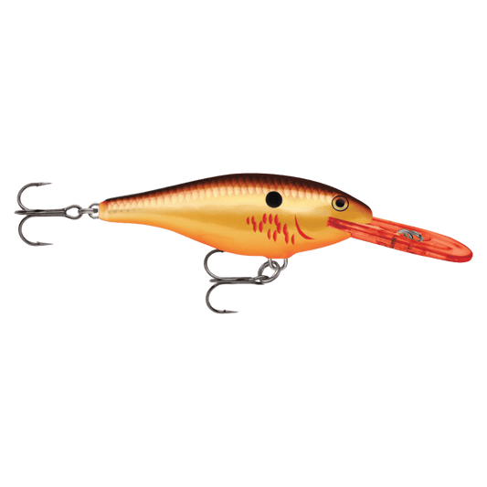  RAPALA SHAD RAPALA 05 - BLEEDING COPPER FLASH FRONT