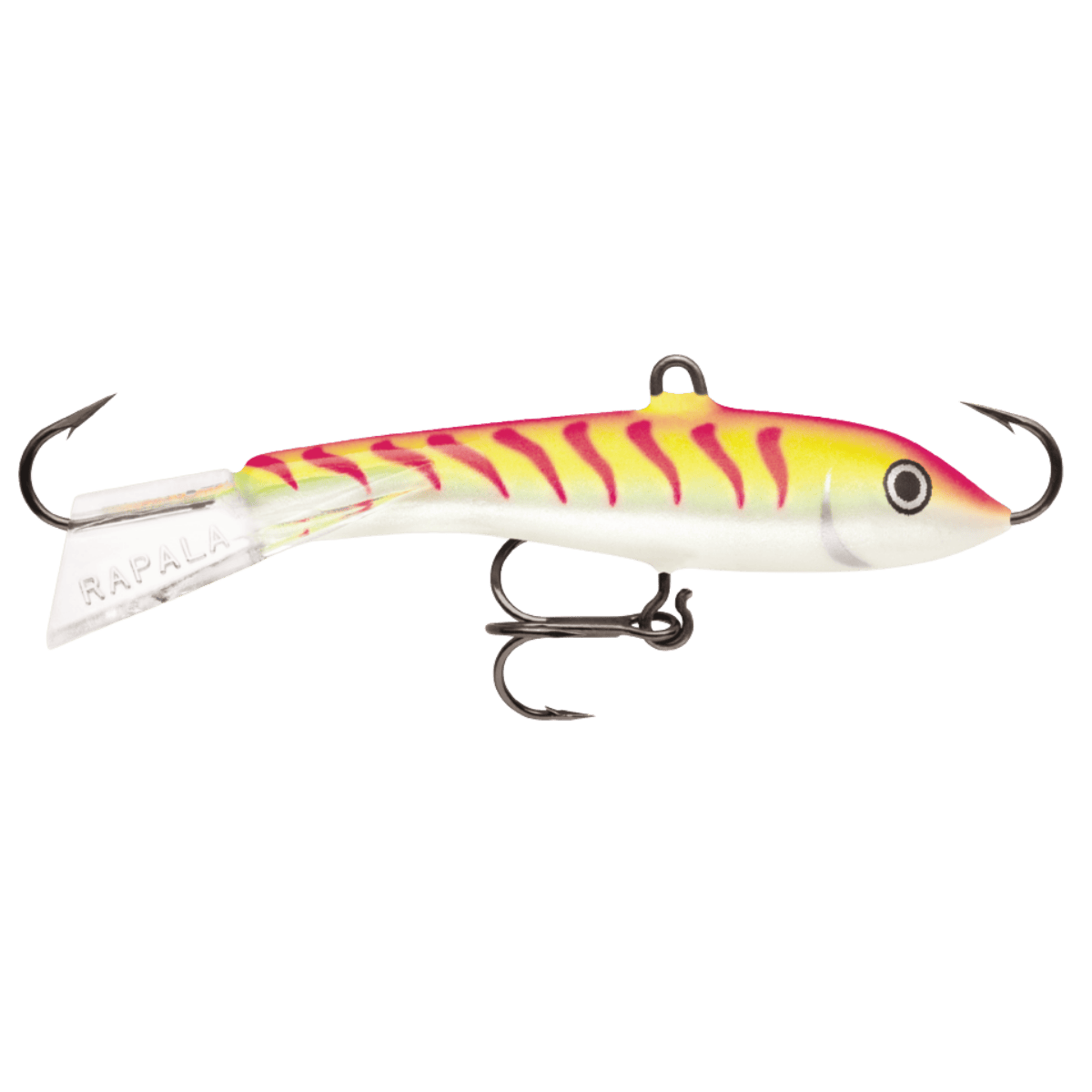 RAPALA JIGGING RAP 02 - PINK TIGER UV FRONT