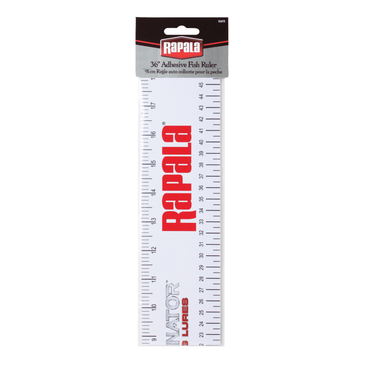 RAPALA ADHESIVE FISH RULER 36" FRONT