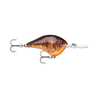 RAPALA DIVES-TO 2-3/4" DARK BROWN CRAWDAD 16'