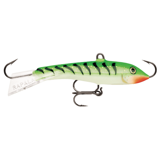 RAPALA JIGGING RAP 03 - GREEN TIGER UV FRONT