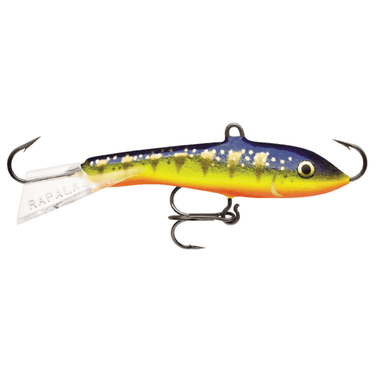 RAPALA JIGGING RAP 05 - GLOW HOT PERCH FRONT