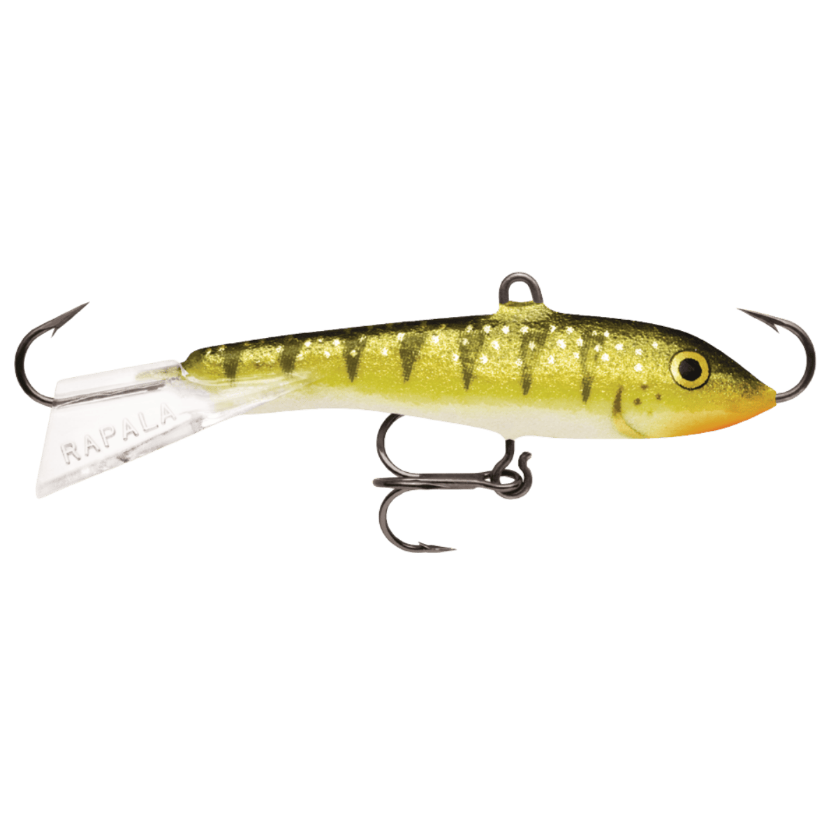 RAPALA JIGGING RAP 09 - GLOW YELLOW PERCH FRONT