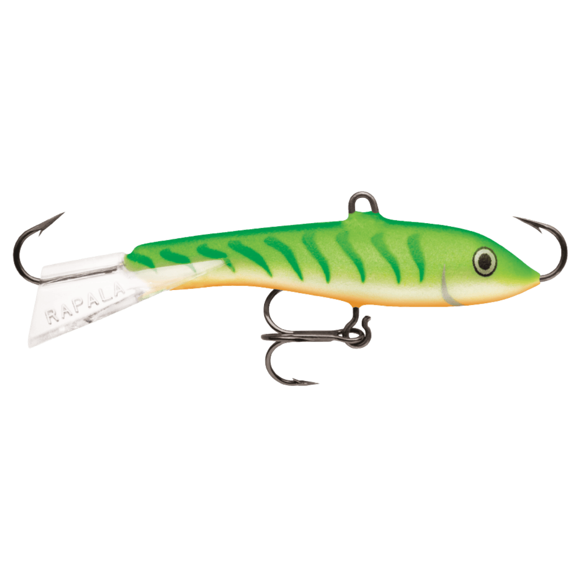 RAPALA JIGGING RAP 09 - GREEN TIGER UV FRONT