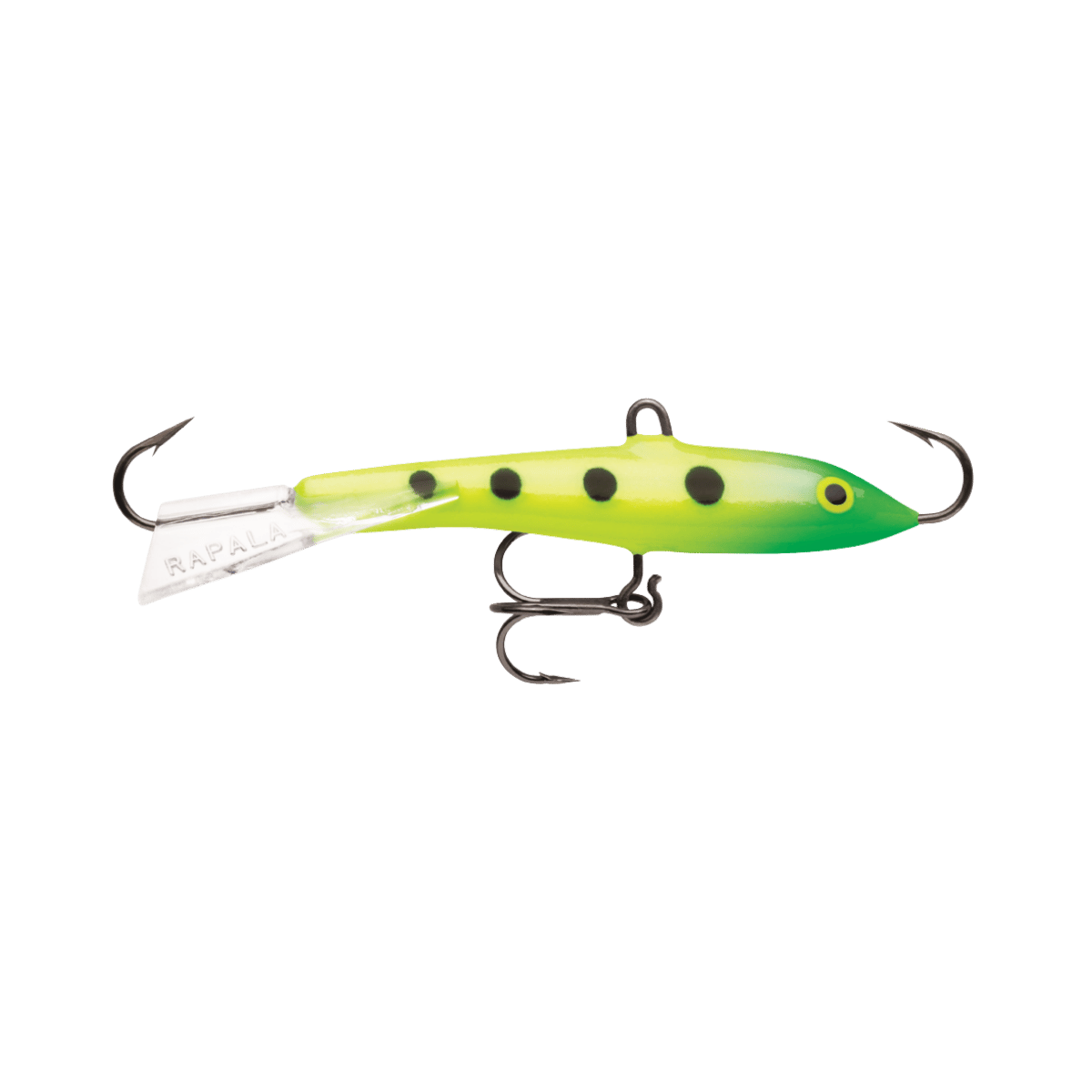 RAPALA JIGGING 1-1/4" GLOW SLIMY LIME RAP 2