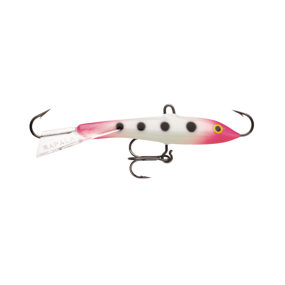 RAPALA JIGGING 1-1/4" GLOW PINK SQUIRREL RAP 2