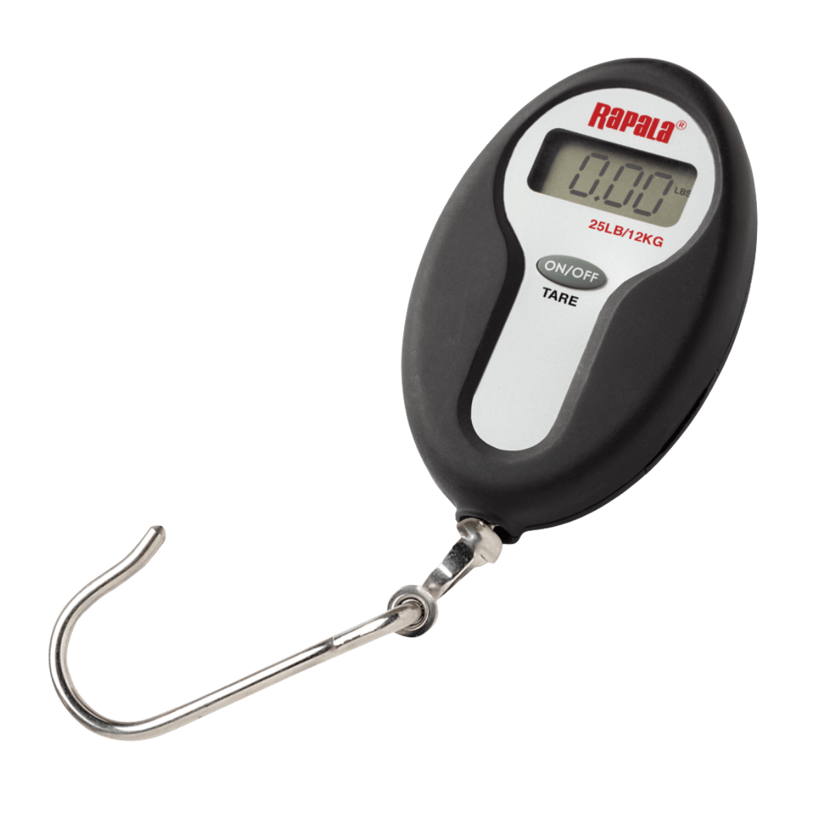 RAPALA MINI DIGITAL SCALE - 25LB/12KG FRONT