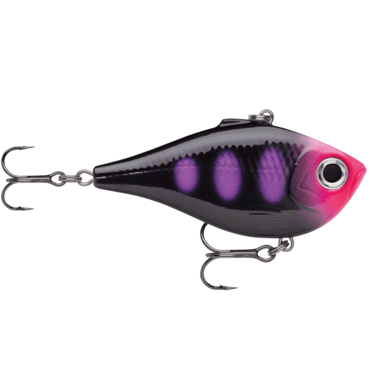 RAPALA RIPPIN' RAP 06" 2-1/2INCH - BLACK LIGHT_SIDE ANGLE