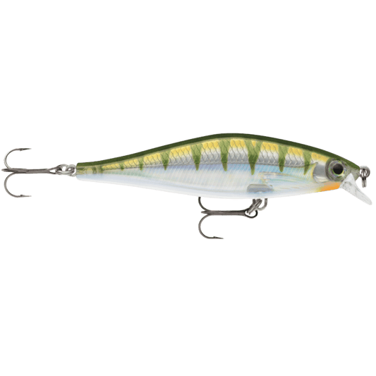 RAPALA SHADOW RAP SHAD 09 3-1/2IN - YELLOW PERCH_SIDE ANGLE
