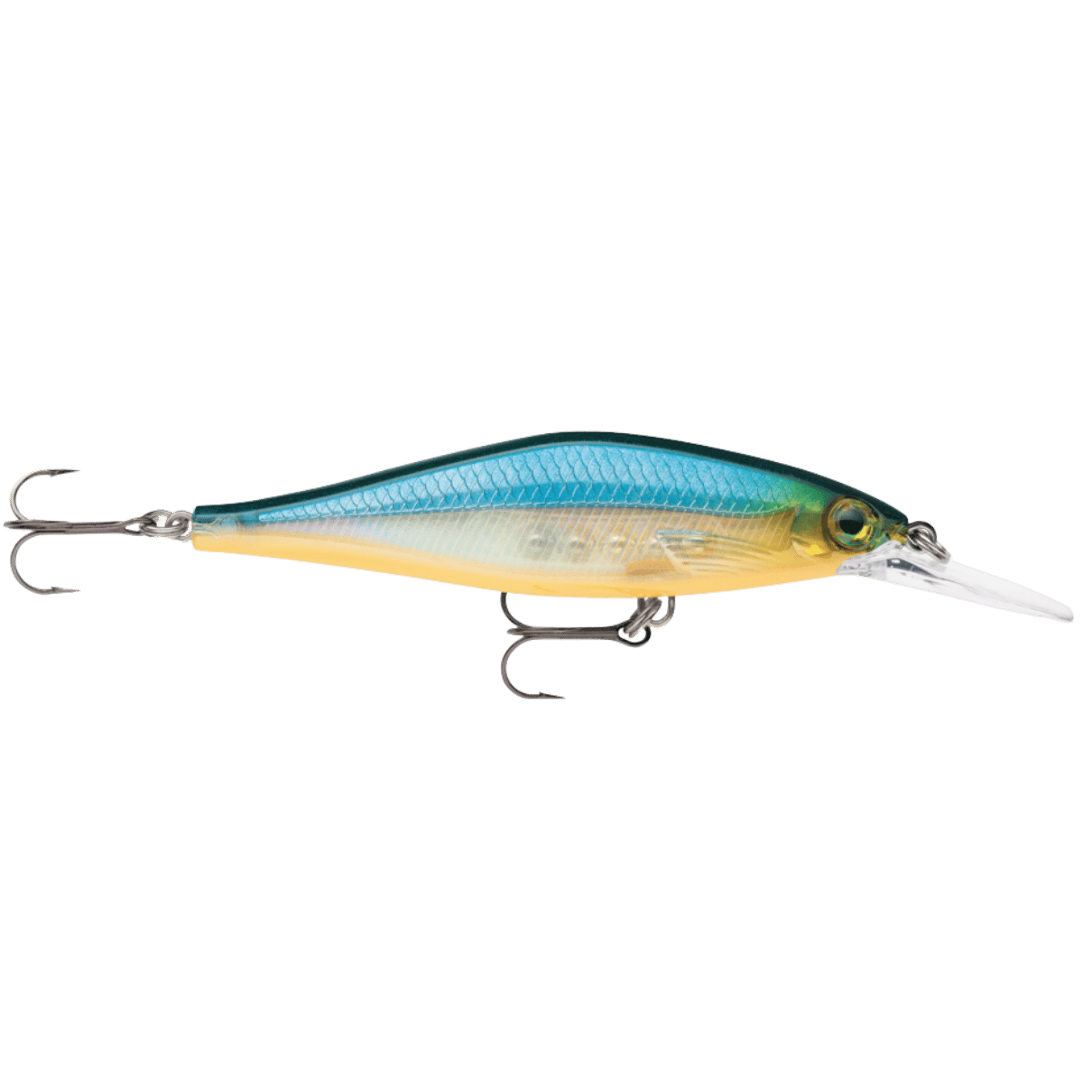 RAPALA SHADOW RAP SHAD DEEP 09 3-1/2IN - BLUE GHOST_SIDE ANGLE