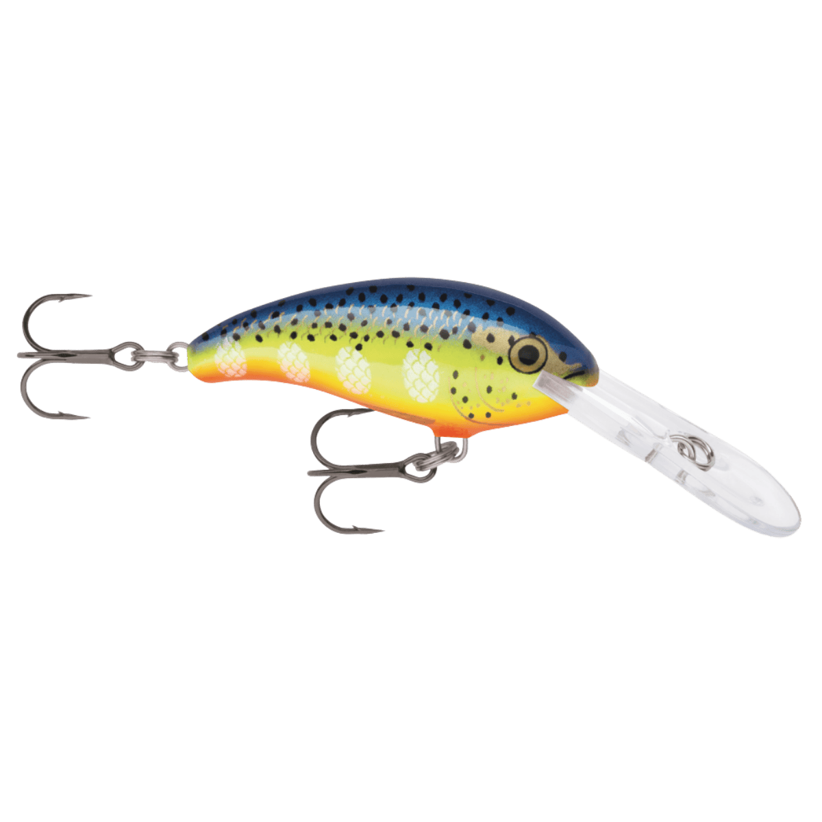 RAPALA SHAD DANCER 05 2IN - HOT STEEL