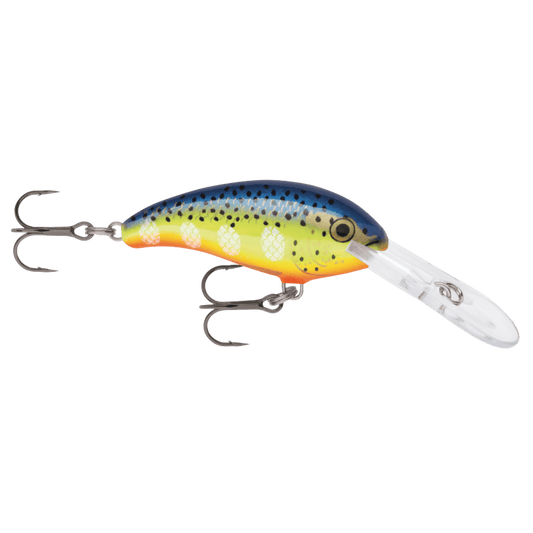 RAPALA SHAD DANCER 05 2IN - HOT STEEL