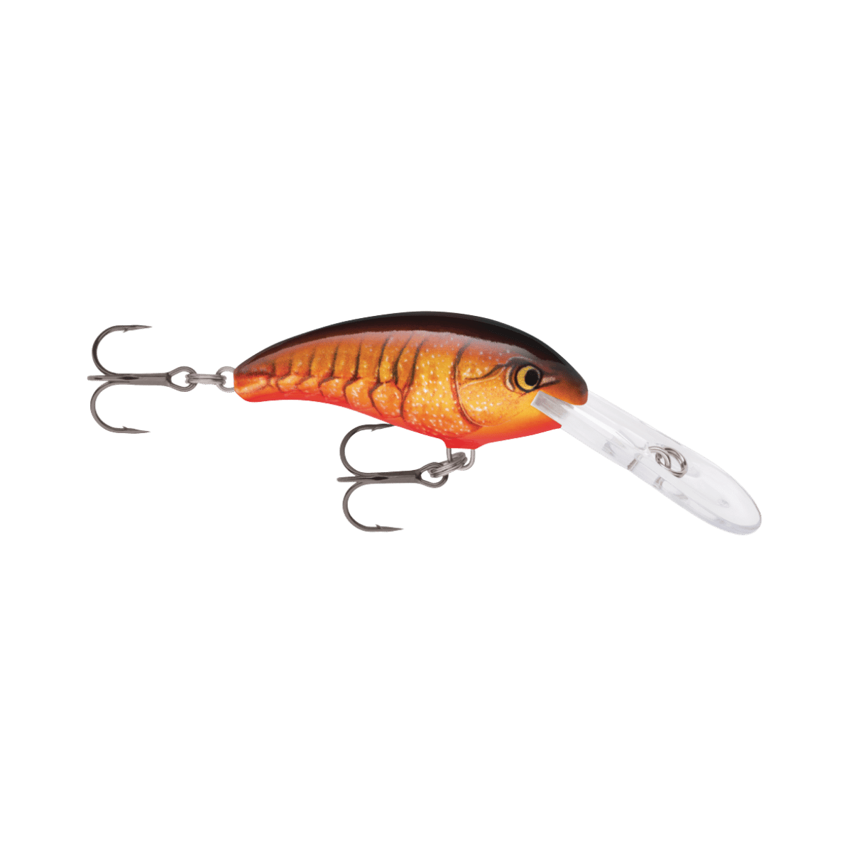 RAPALA SHAD 2-3/4 INCH DARK BROWN CRAWDAD DANCER 07