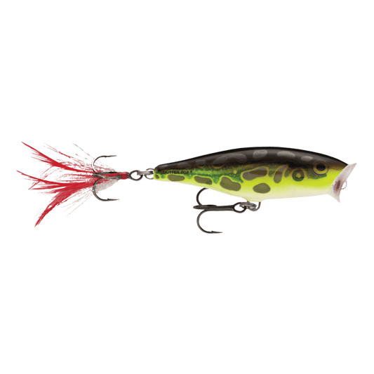 RAPALA SKITTER POP 05 - LIME FROG FRONT