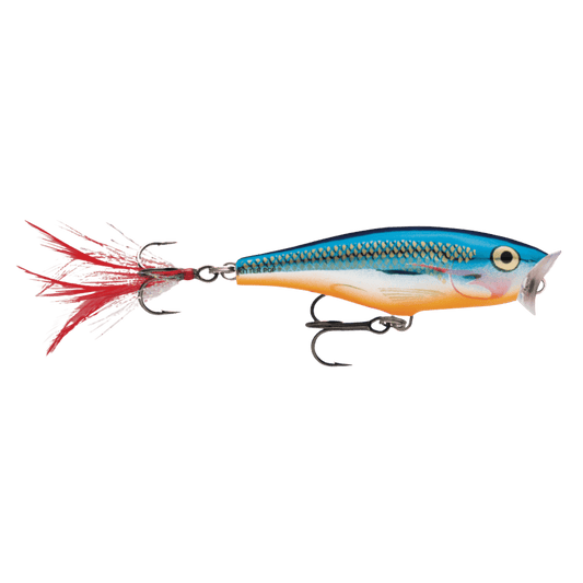 RAPALA SKITTER POP 05 - SILVER BLUE FRONT