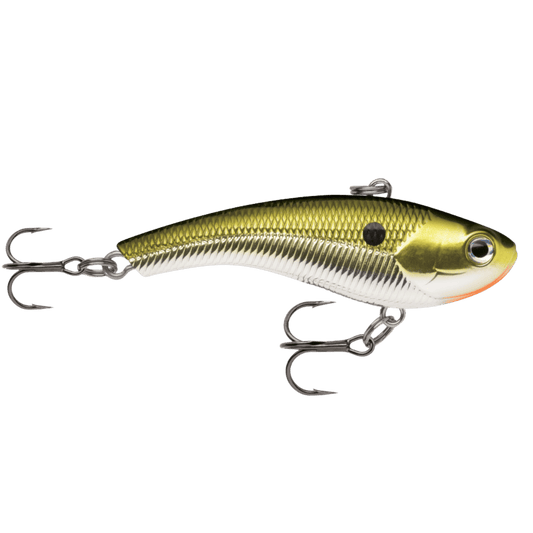 RAPALA SLAB RAP 04" 1-1/2IN - GOLD CHROME_SIDE ANGLE