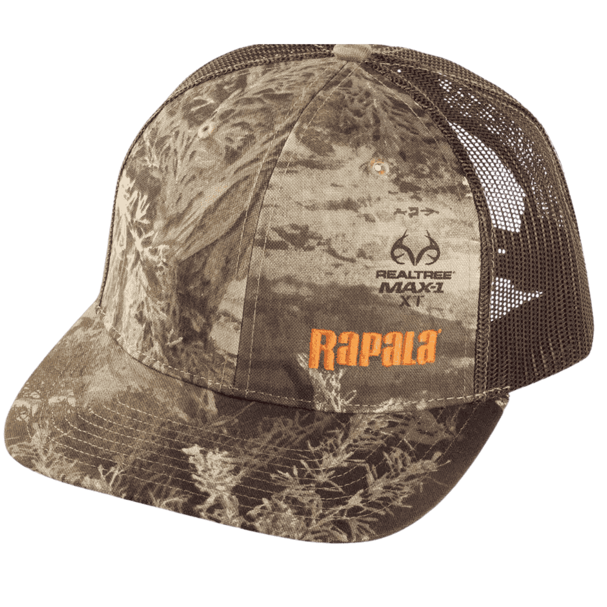 RAPALA TRUCKER CAP MESH LEFT LOGO BLAZE - REALTREE EDGE/BROWN - ONE SIZE