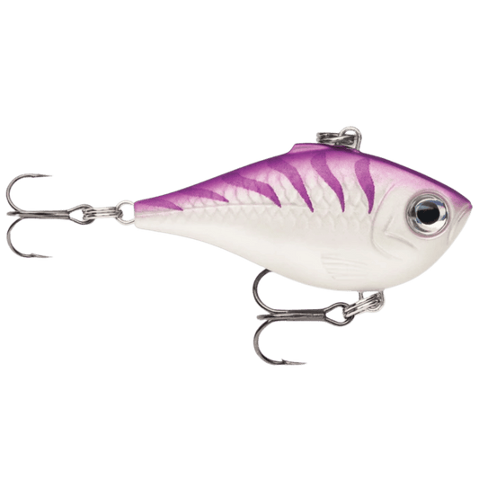 RAPALA ULTRA LIGHT RIPPIN` RAP 03" 1-1/8IN - PURPLE TIGER UV_SIDE ANGLE