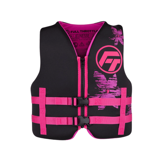 FULL THROTTLE YOUTH RAPID-DRY VEST - PINK