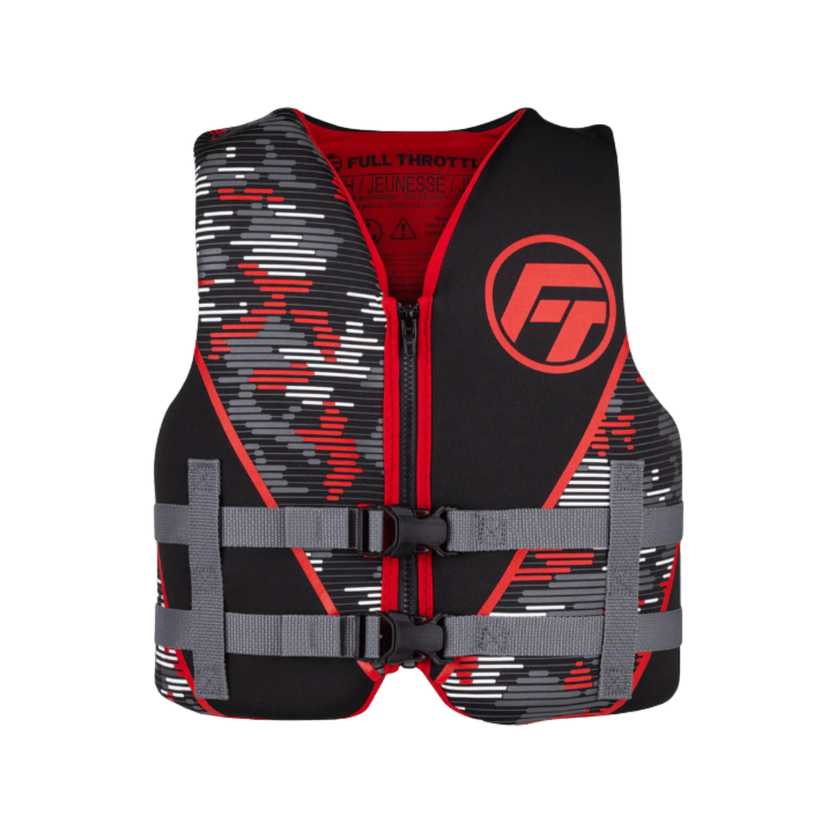 FULL THROTTLE YOUTH RAPID-DRY VEST - RED