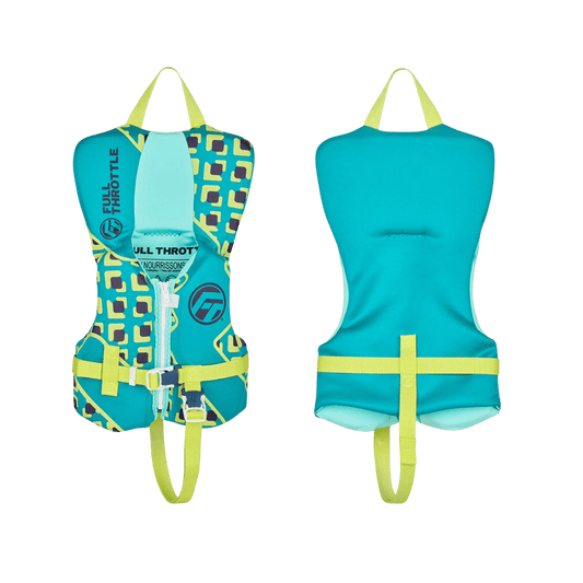 FULL THROTTLE INFANT RAPID-DRY VEST - AQUA