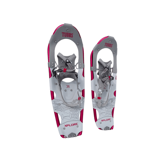 TUBBS SNOWSHOES WOMENS XPLORE SNOWSHOES - RASPBERRY RED_1