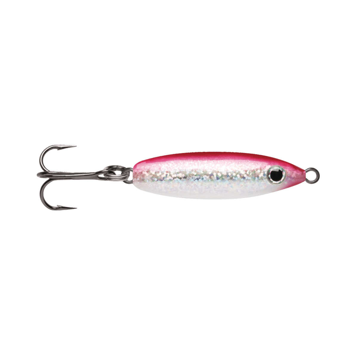 VMC RATTLE SPOON - 1/8OZ - GLOW RED SHINER
