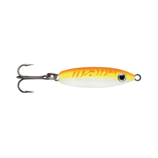 VMC RATTLE SPOON - 1/8 OZ - GLOW ORG FIRE UV